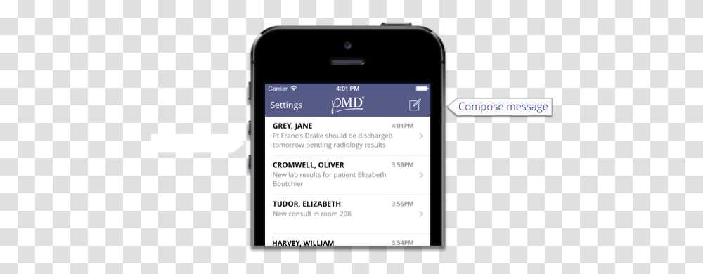 Pmd Hipaa Compliant Text Messaging Iphone Airshou, Mobile Phone, Electronics, Cell Phone Transparent Png