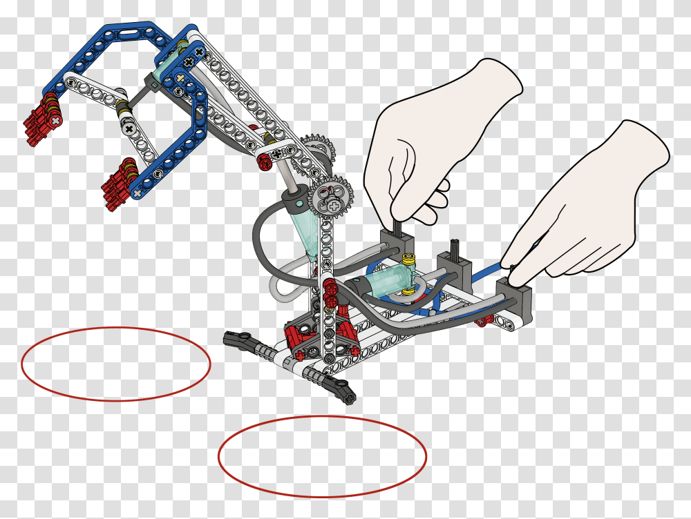 Pneumatic Arm Metal Pick Download Lego Robotic Arm Transparent Png