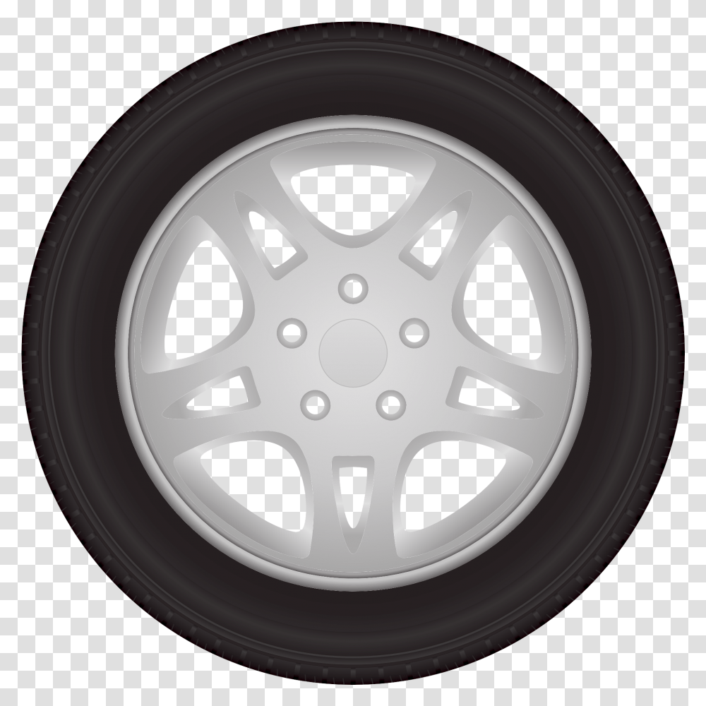 Car Wheels Clipart Without A Background, Machine, Tire, Alloy Wheel, Spoke Transparent Png