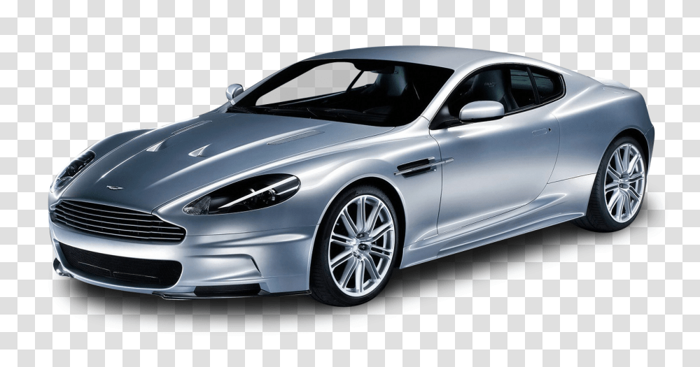 Aston Martin DBS Silver Car Image, Vehicle, Transportation, Automobile, Sedan Transparent Png