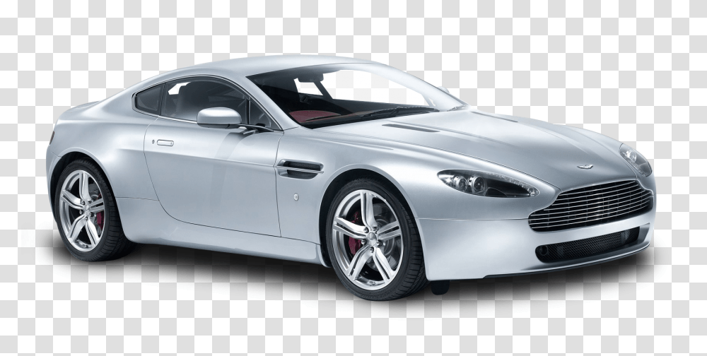 Aston Martin V8 Vantage White Car Image, Vehicle, Transportation, Automobile, Sports Car Transparent Png