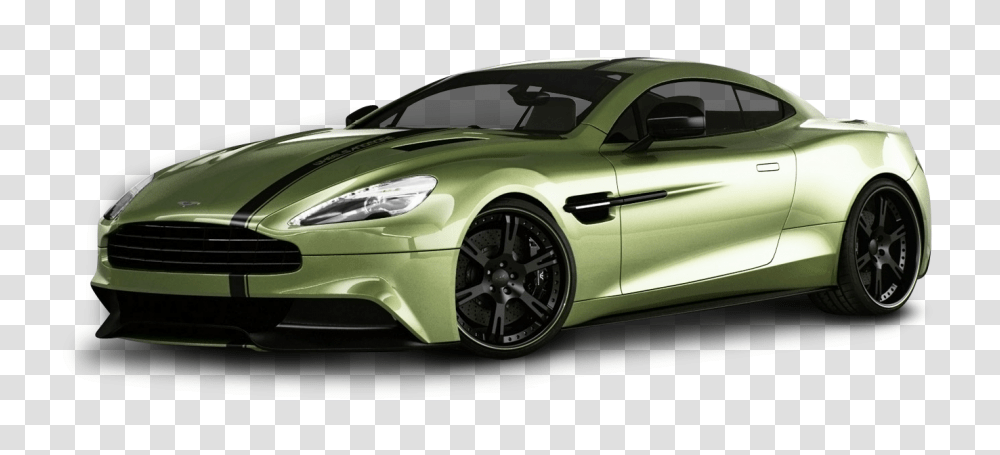 Aston Martin Vanquish Green Car Image, Vehicle, Transportation, Sports Car, Coupe Transparent Png