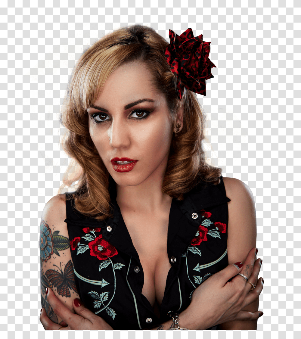Beautiful Sexy Woman With Makeup Image, Person, Apparel, Skin Transparent Png