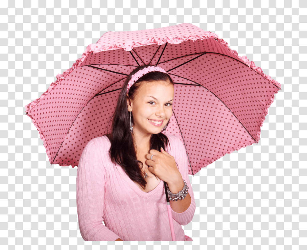 Beautiful Young Girl With Umbrella Image, Person, Human, Canopy, Female Transparent Png
