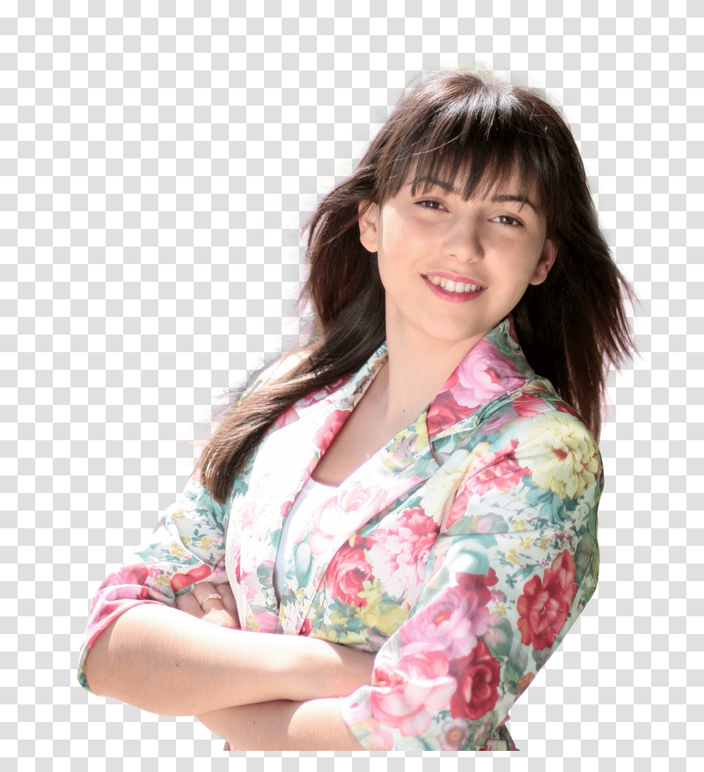 Beautiful Young Woman Smiling Image, Person, Robe, Fashion Transparent Png