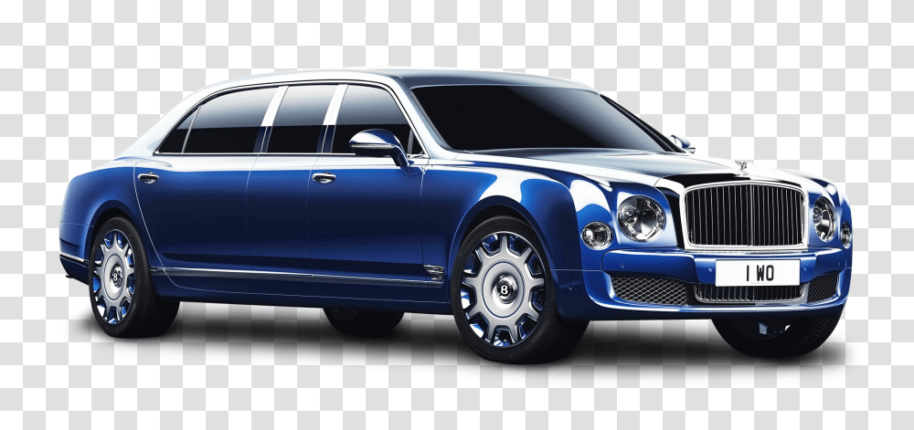 Bentley Mulsanne Grand Limousine Blue Car Image, Vehicle, Transportation, Automobile, Sedan Transparent Png