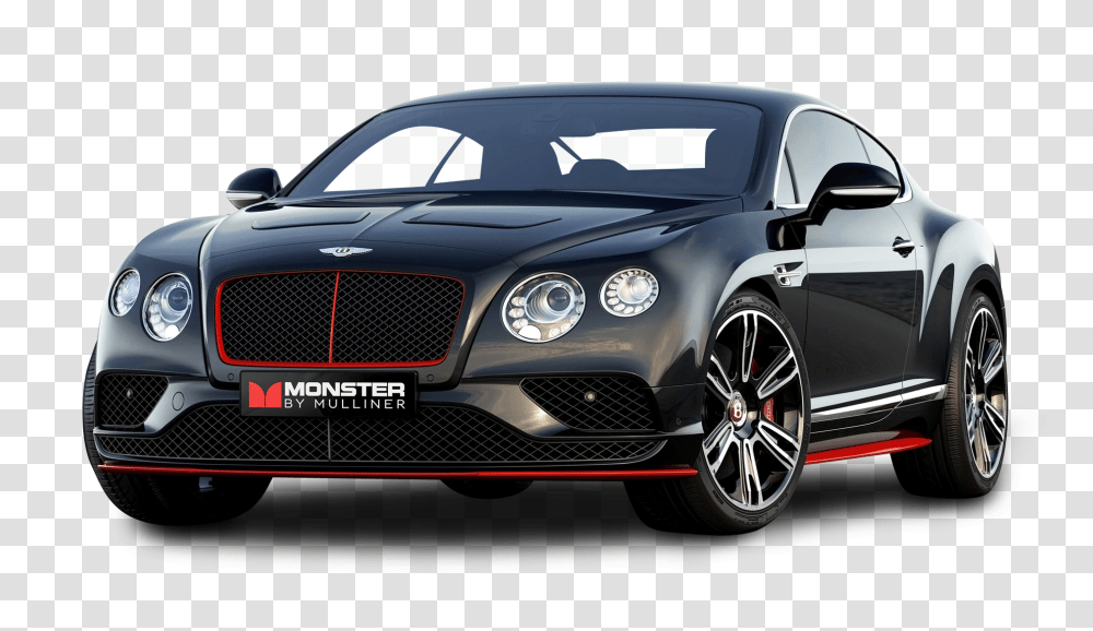 Black Bentley Continental GT V8 Car Image, Vehicle, Transportation, Automobile, Tire Transparent Png