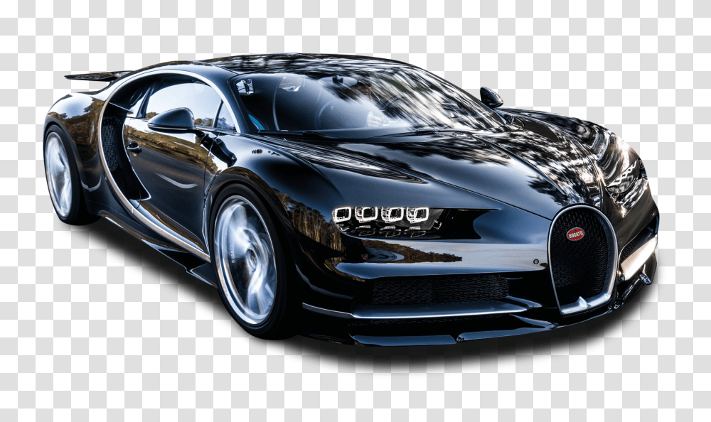 Black Bugatti Chiron Car Image, Vehicle, Transportation, Automobile, Tire Transparent Png
