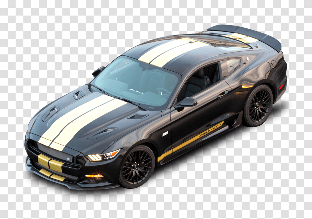 Black Ford Shelby GT H Top View Car Image, Vehicle, Transportation, Automobile, Wheel Transparent Png