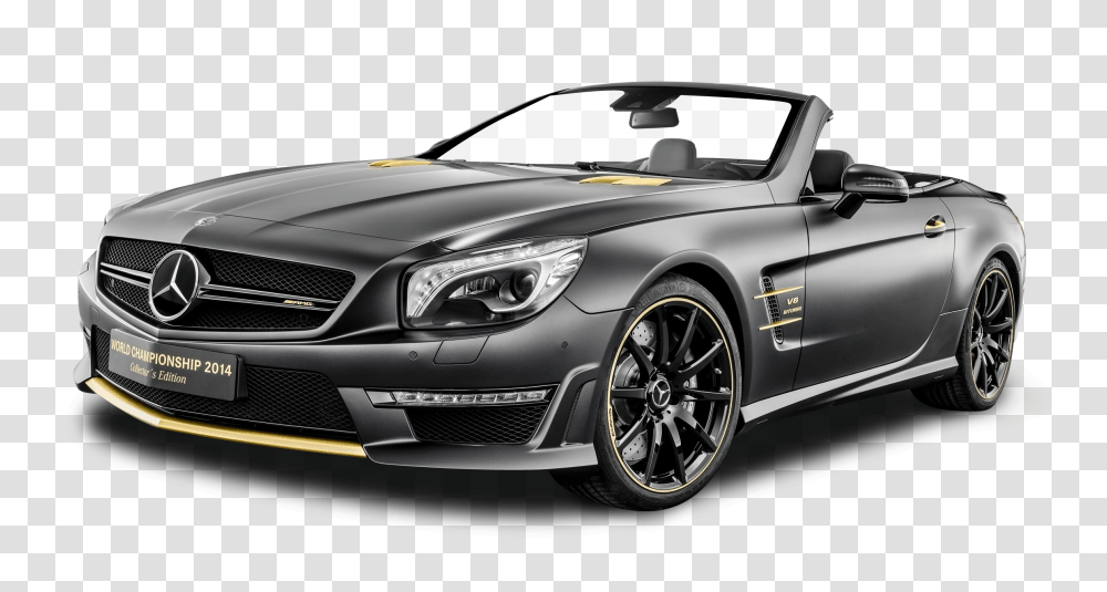 Black Mercedes AMG SL63 Car Image, Vehicle, Transportation, Convertible, Sports Car Transparent Png