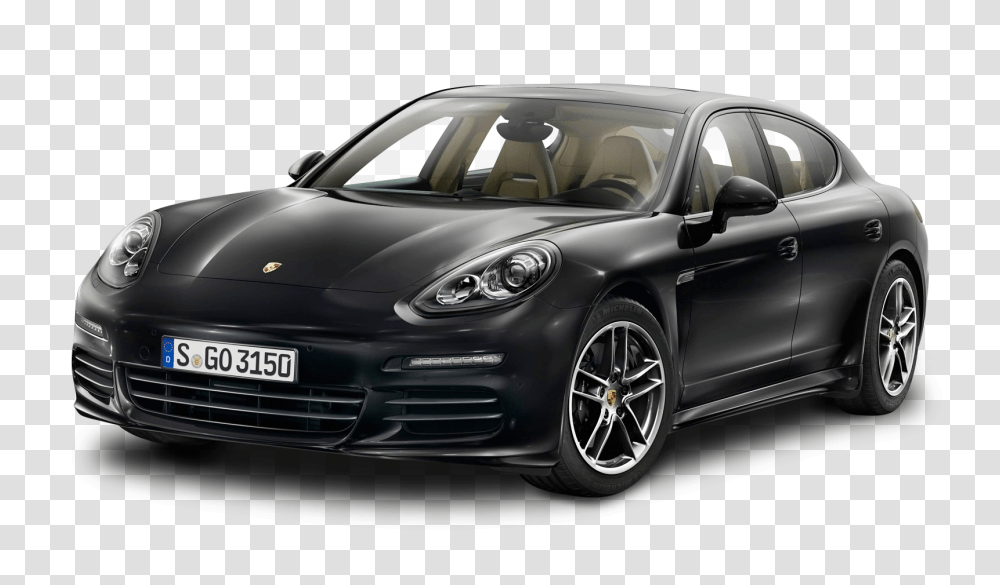 Black Porsche Panamera Car Image, Vehicle, Transportation, Automobile, Sedan Transparent Png