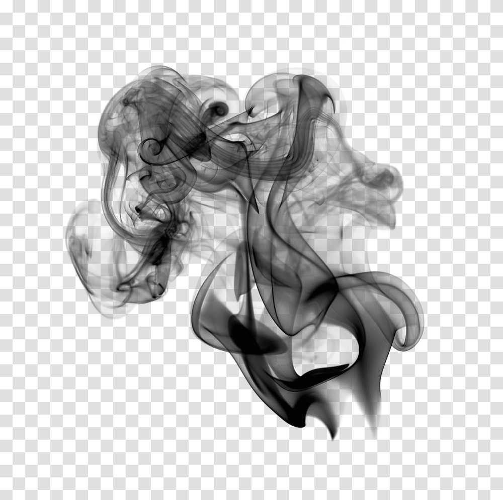 Black Smoke Image, Nature, Sculpture, Silhouette Transparent Png