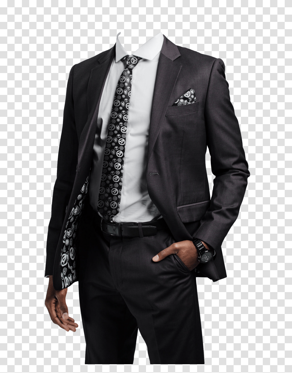 Black Suit Image, Person, Apparel, Overcoat Transparent Png