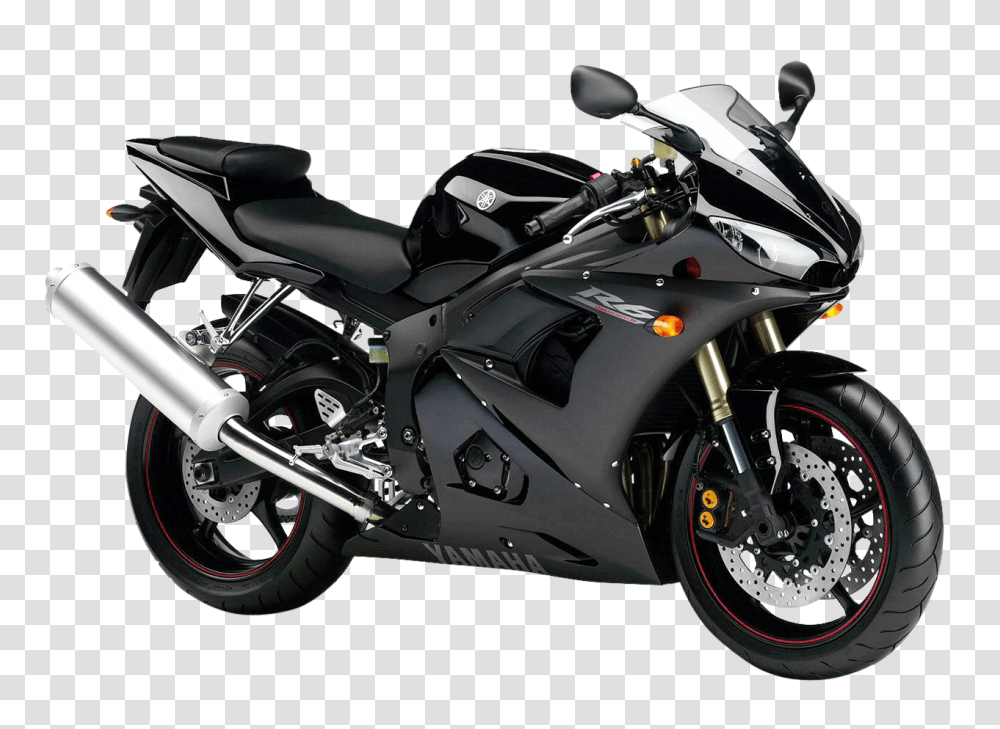 Black Yamaha YZF R6 Sport Motorcycle Bike Image, Transport, Vehicle, Transportation, Wheel Transparent Png