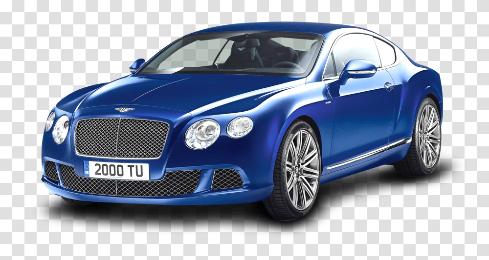 Blue Bentley Continental GT Speed Car Image, Vehicle, Transportation, Windshield, Sports Car Transparent Png