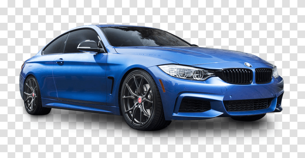 Blue BMW 4 Series Car Image, Vehicle, Transportation, Automobile, Sedan Transparent Png