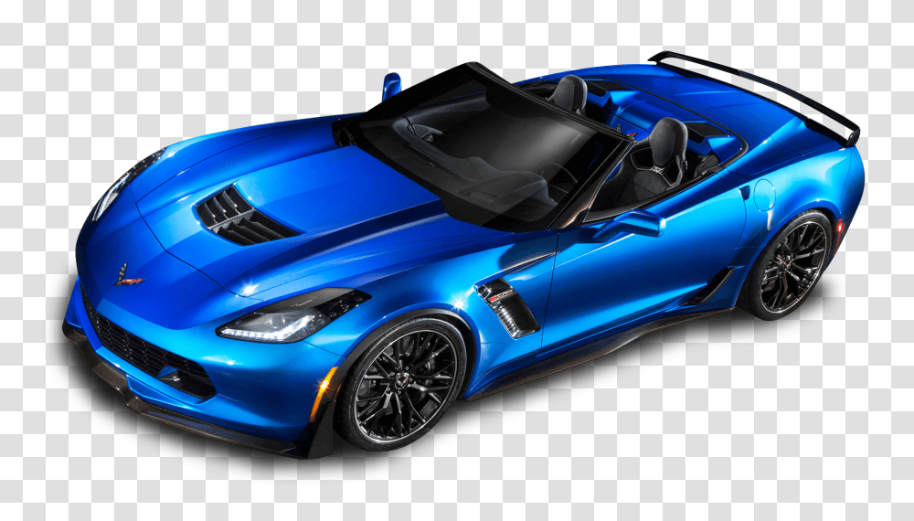 Blue Chevrolet Corvette Z06 Top View Car Image, Vehicle, Transportation, Automobile, Spoke Transparent Png