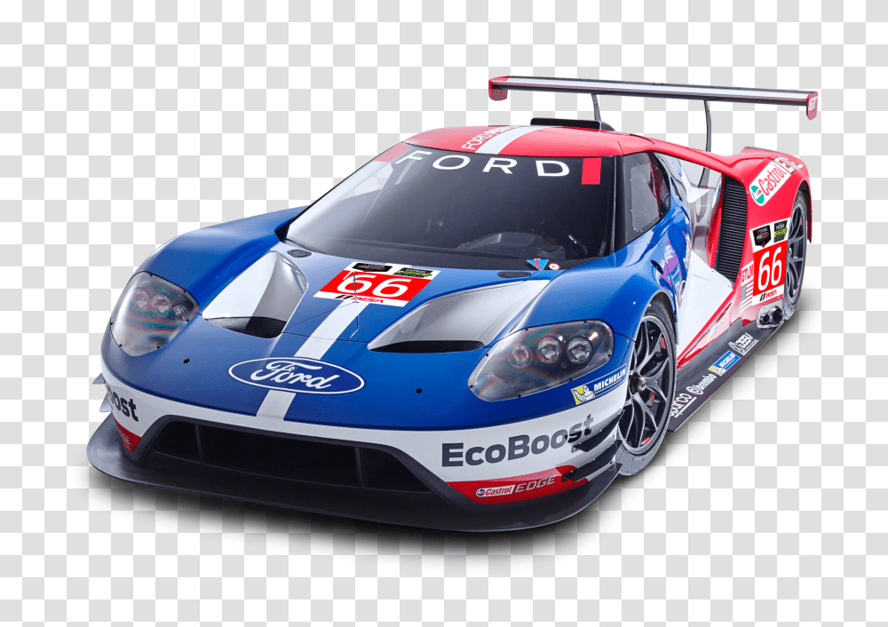 Blue Ford GT Race Car Image, Vehicle, Transportation, Automobile, Sports Car Transparent Png