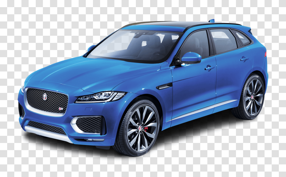 Blue Jaguar F PACE Side View Car Image, Vehicle, Transportation, Automobile, Sedan Transparent Png
