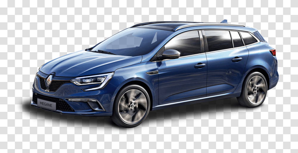 Blue Renault Megane Sport Tourer Car Image, Sedan, Vehicle, Transportation, Automobile Transparent Png