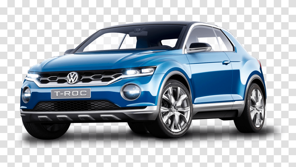 Blue Volkswagen T Roc Car Image, Sedan, Vehicle, Transportation, Sports Car Transparent Png