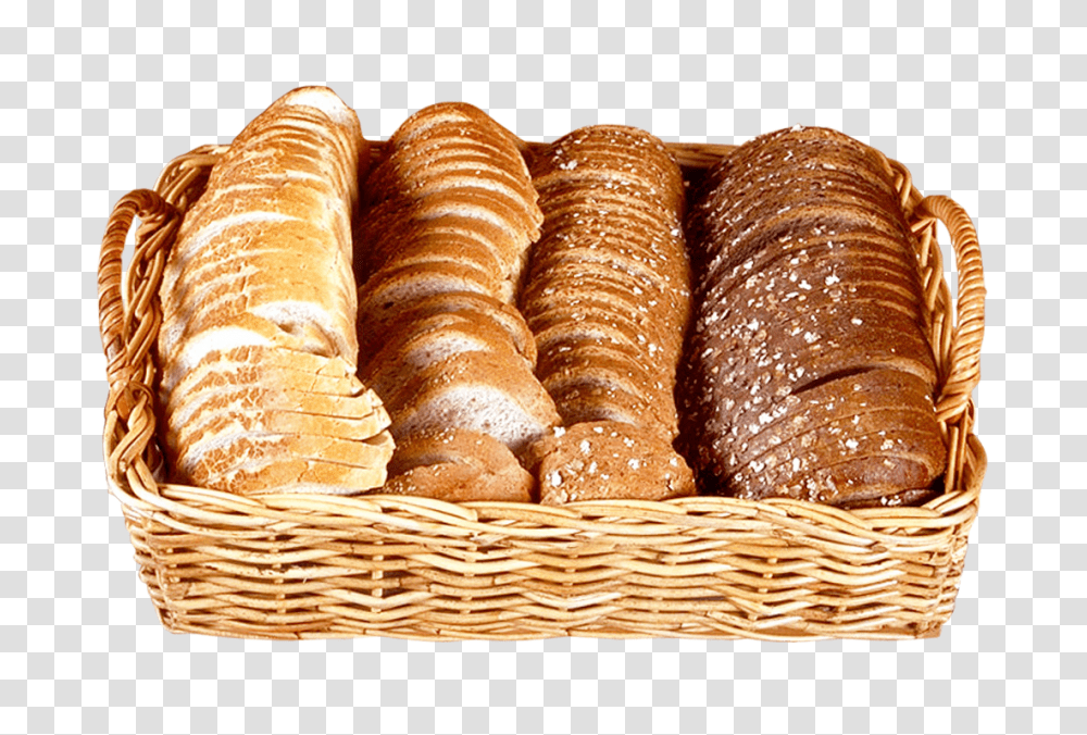 Bread Slices In Wicker Basket Image, Food, Bun, Bakery, Shop Transparent Png
