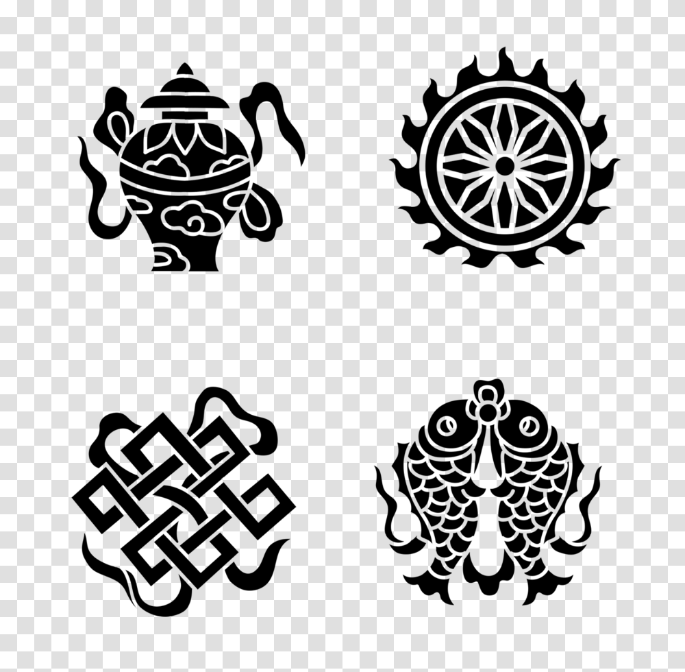 Buddhist Tattoo Image, Key, Stencil, Jigsaw Puzzle, Game Transparent Png