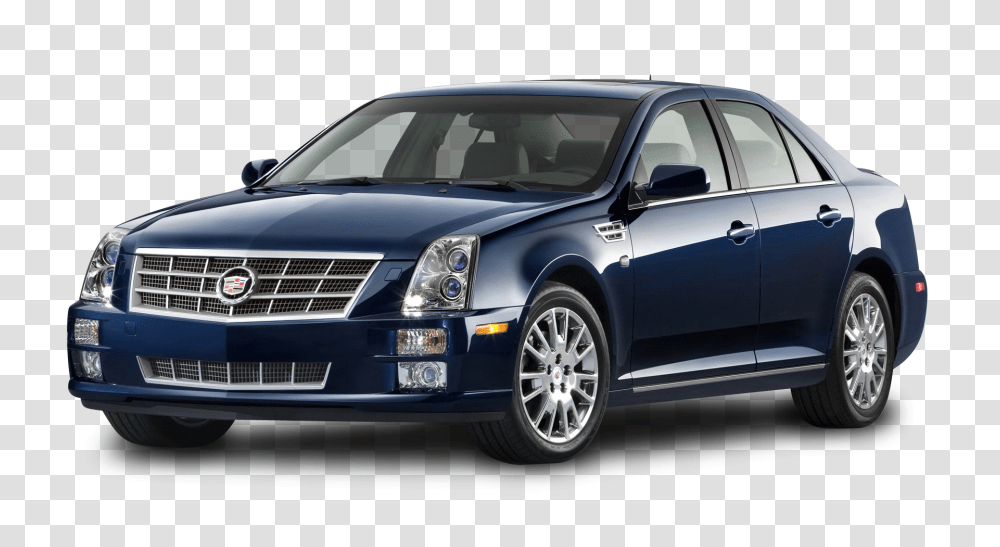 Cadillac STS Blue Car Image, Vehicle, Transportation, Tire, Wheel Transparent Png