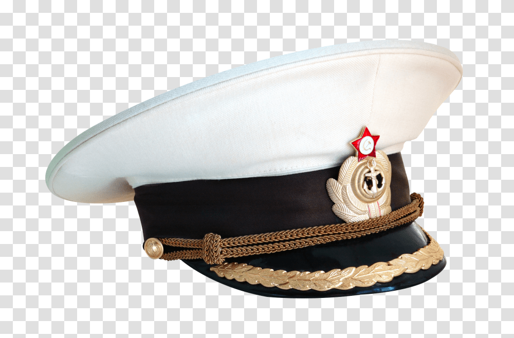 Cap Captain Navy Image, Apparel, Hat, Cushion Transparent Png