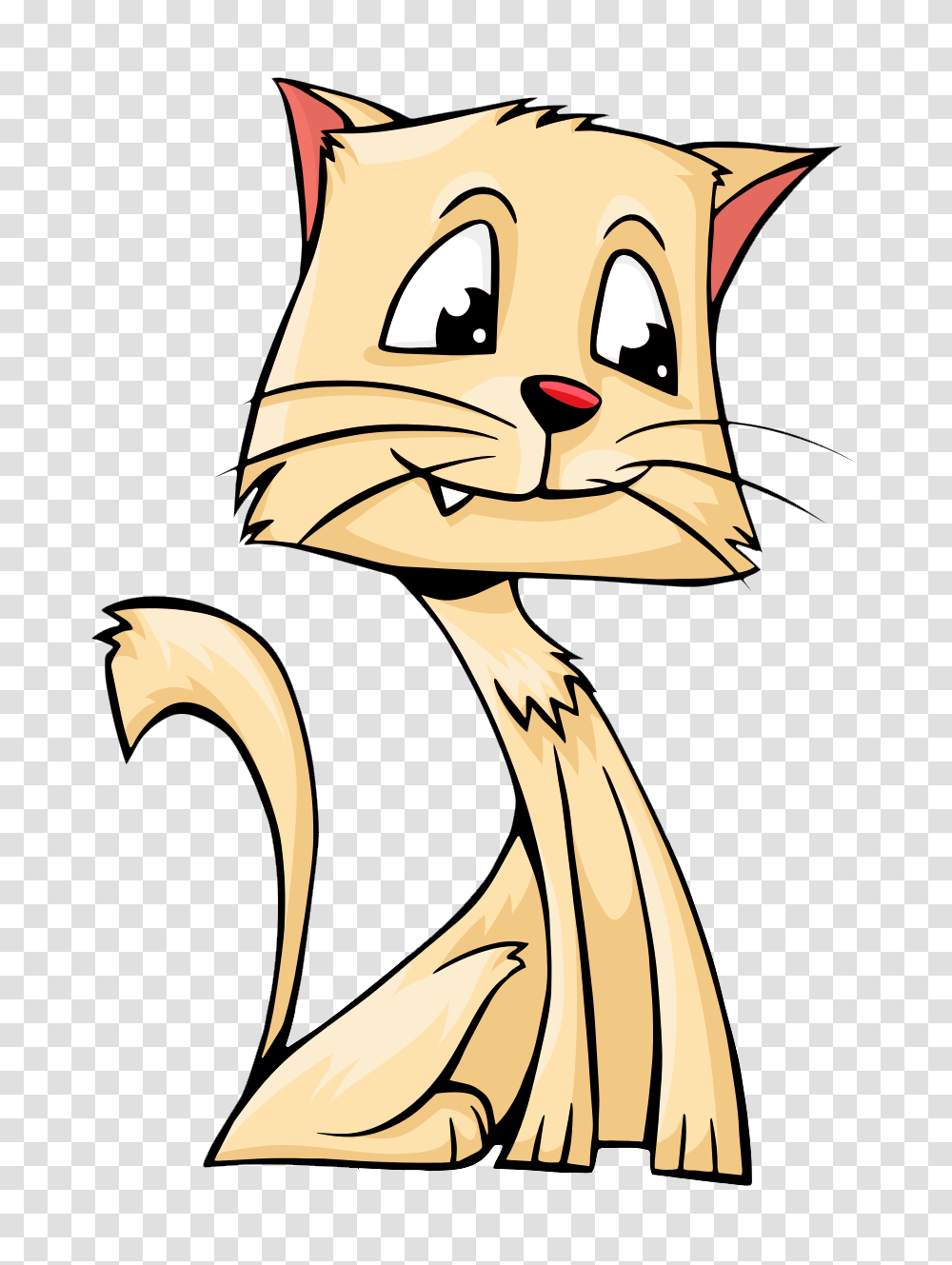 Cat Vector Image, Animal, Cutlery, Ostrich Transparent Png