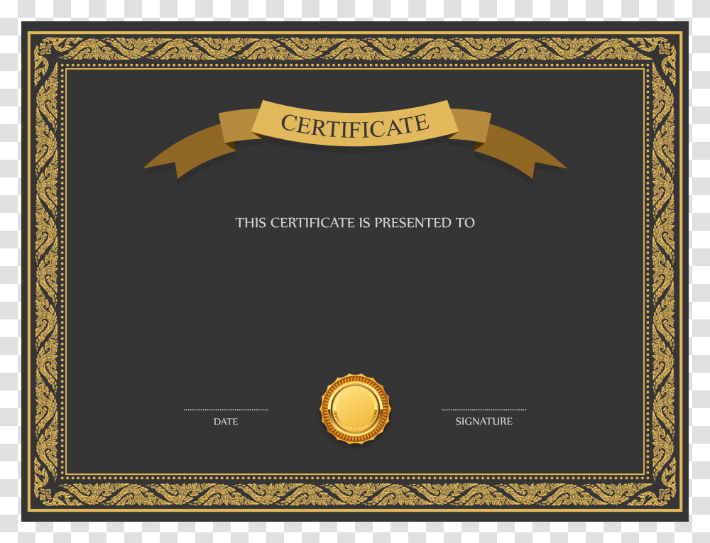 Certificate Template Image, Label, Dvd, Disk Transparent Png