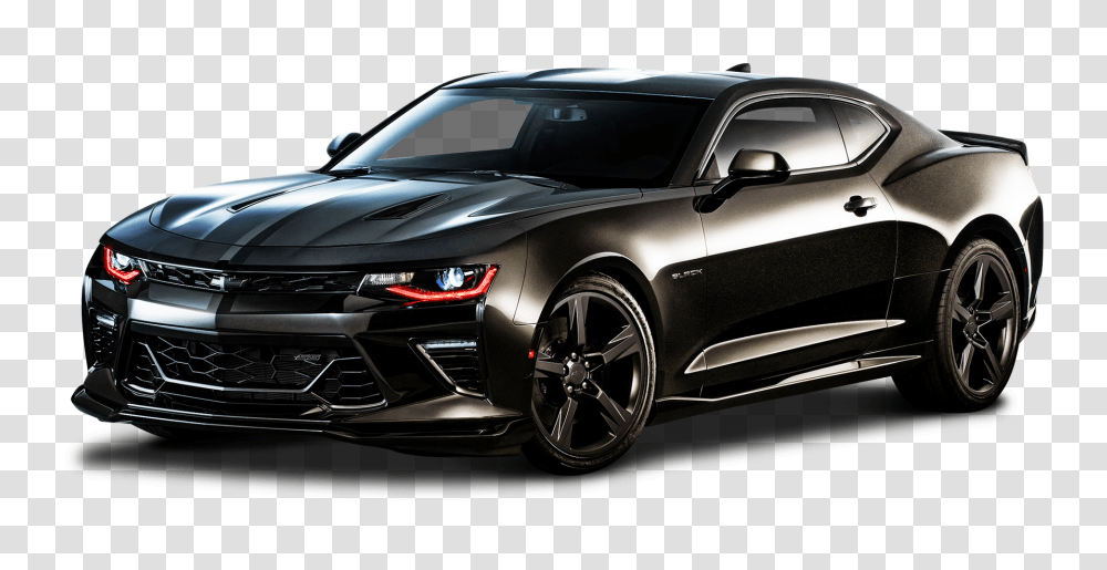 Chevrolet Camaro Black Car Image, Vehicle, Transportation, Automobile, Sports Car Transparent Png
