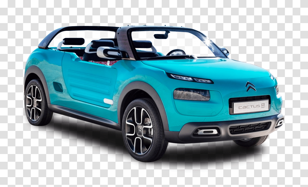 Citroen Cactus M Blue Car Image, Vehicle, Transportation, Automobile, Pickup Truck Transparent Png