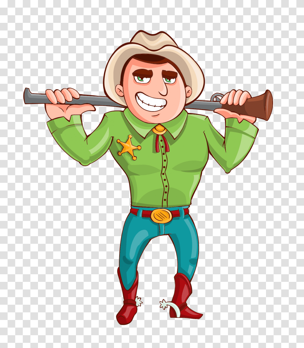Cowboy Vector Image, Elf, Costume, Person, Face Transparent Png