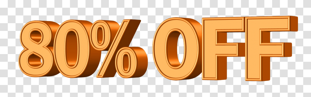 Discount Image, Number, Gold Transparent Png