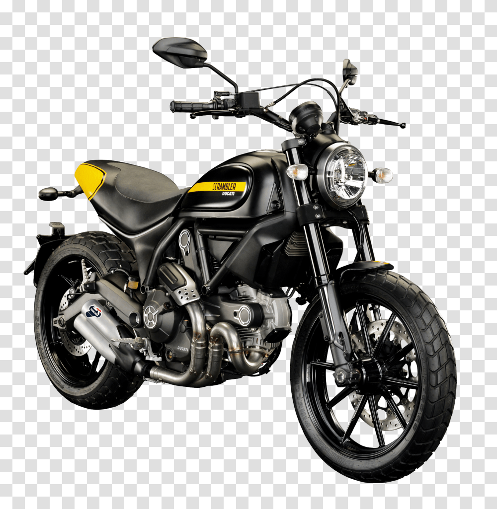 Ducati Scrambler Motorcycle Bike Image, Transport, Vehicle, Transportation, Machine Transparent Png