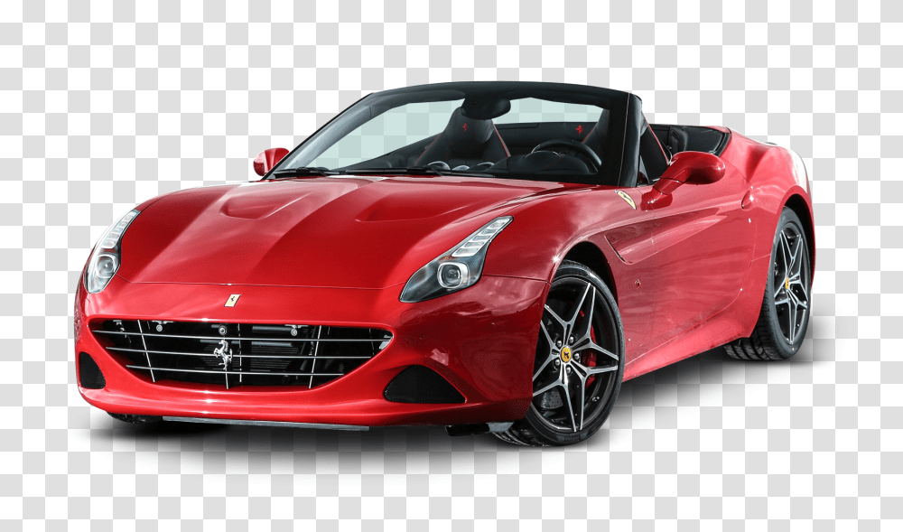 Ferrari California Red Car Image, Vehicle, Transportation, Automobile, Convertible Transparent Png
