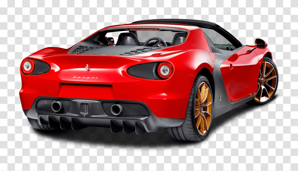 Ferrari Sergio Back View Image, Car, Vehicle, Transportation, Sports Car Transparent Png