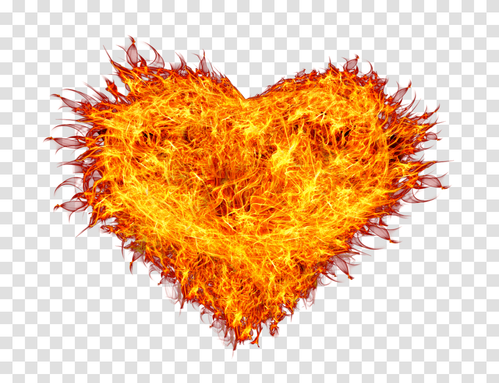 Fire Heart Image, Nature, Bonfire, Flame, Pattern Transparent Png