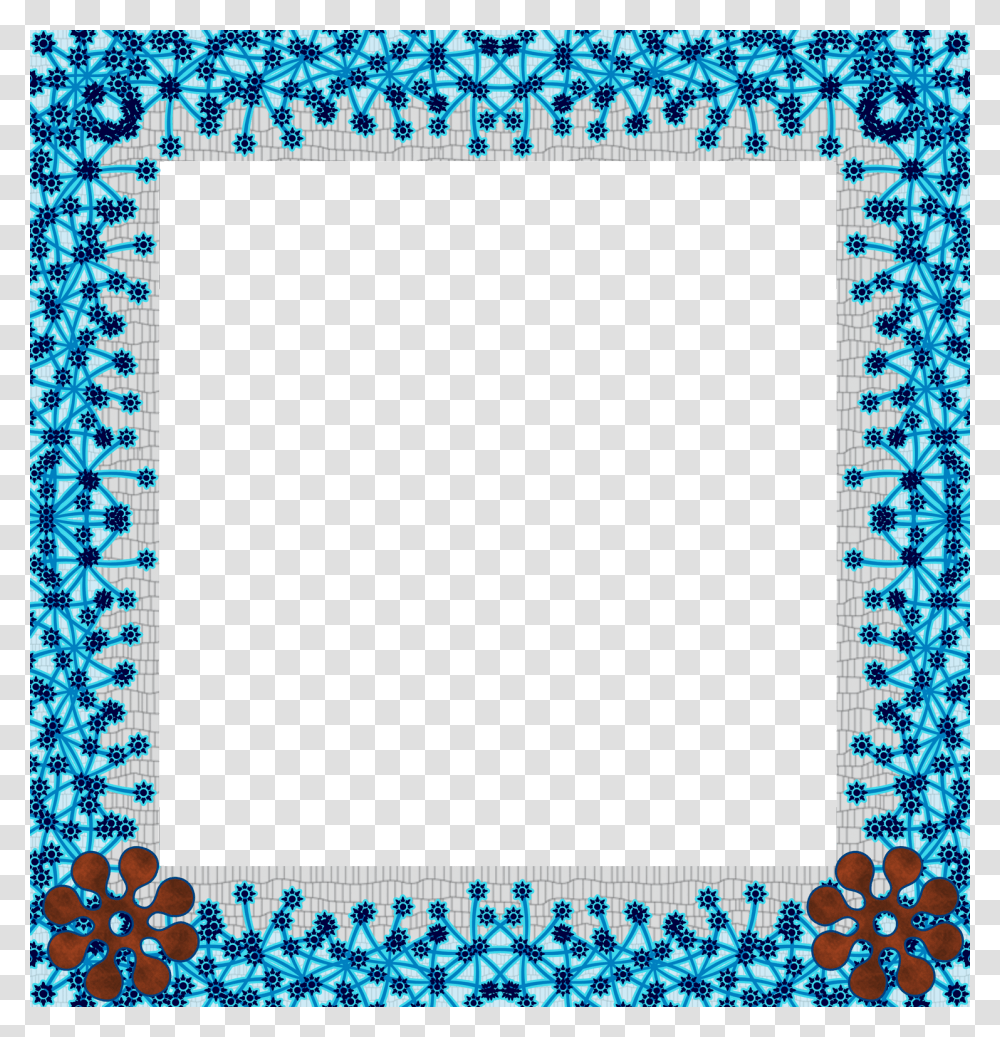 Flower Frame Image, Mosaic, Tile, Pattern Transparent Png