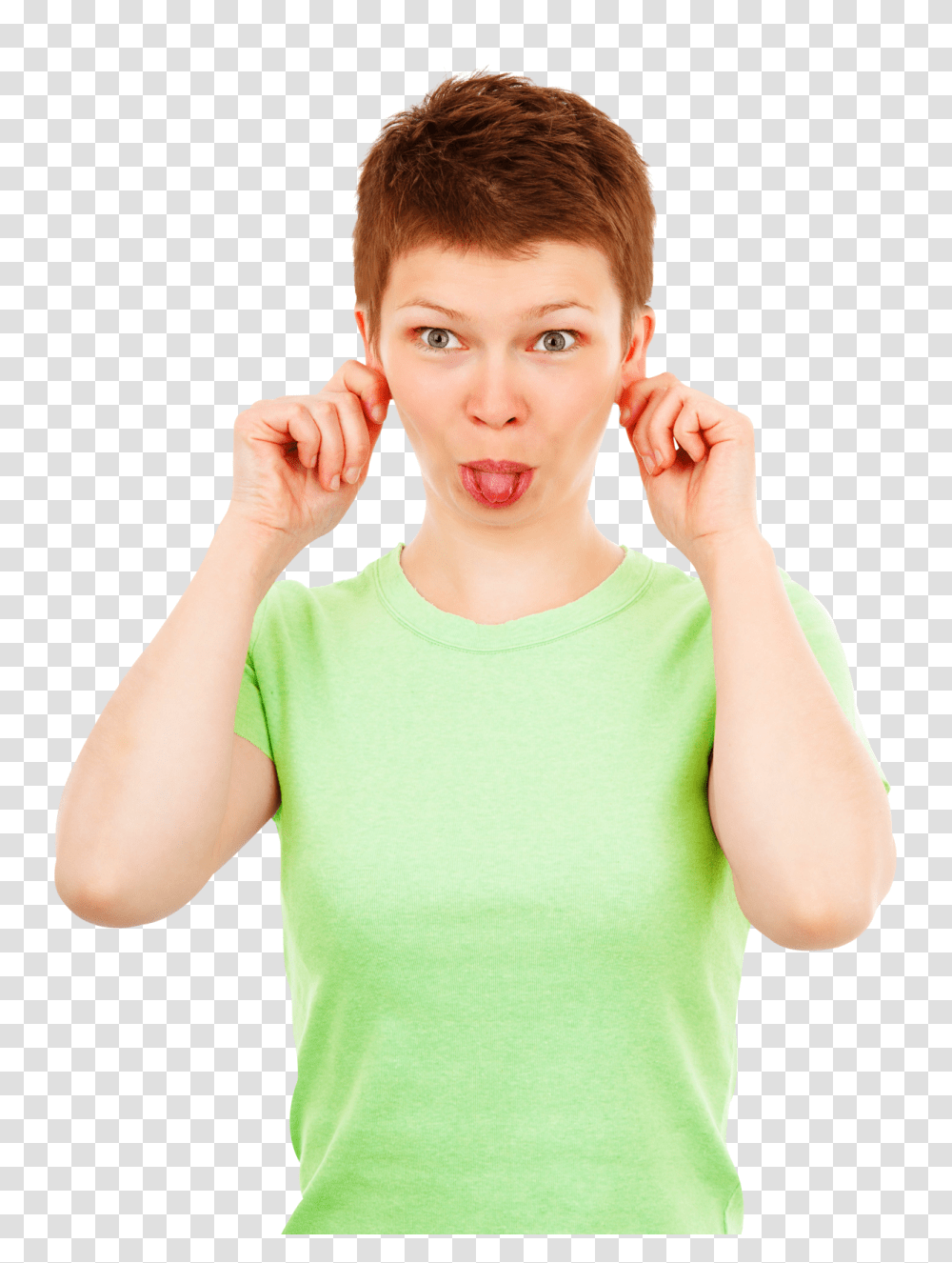 Funny Woman Showing Tongue Image, Person, Face, Female Transparent Png