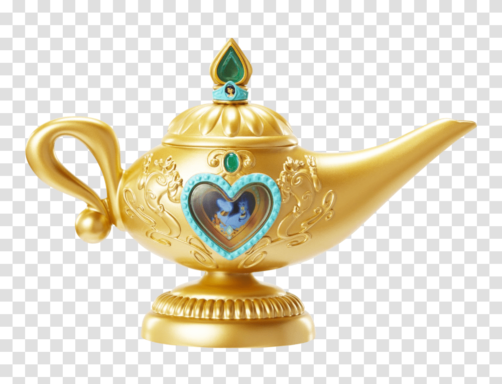 Genie Lamp Image, Pottery, Teapot, Gold, Jar Transparent Png