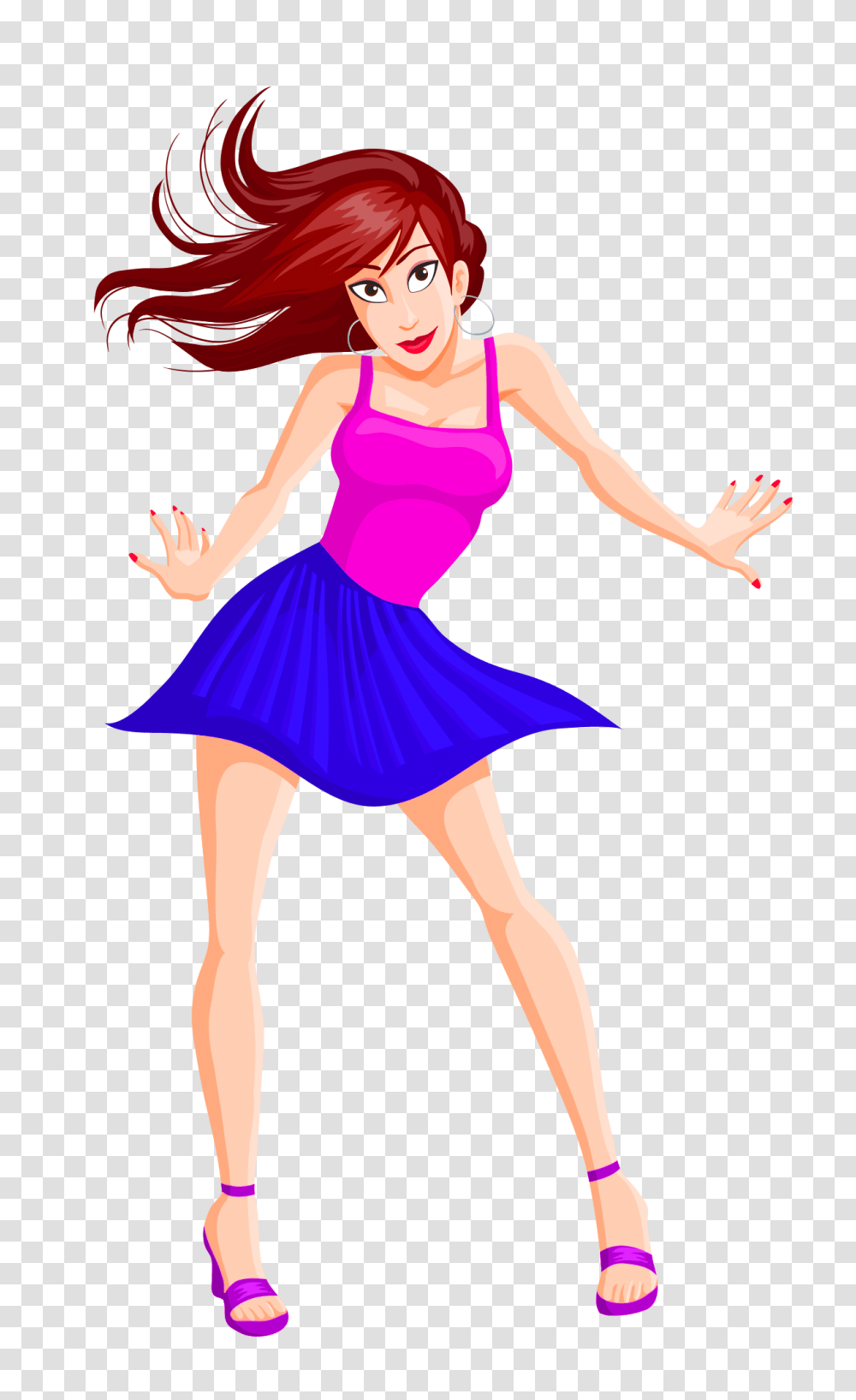 Girl Dancing Vector Image, Person, Human, Dance, Ballet Transparent Png