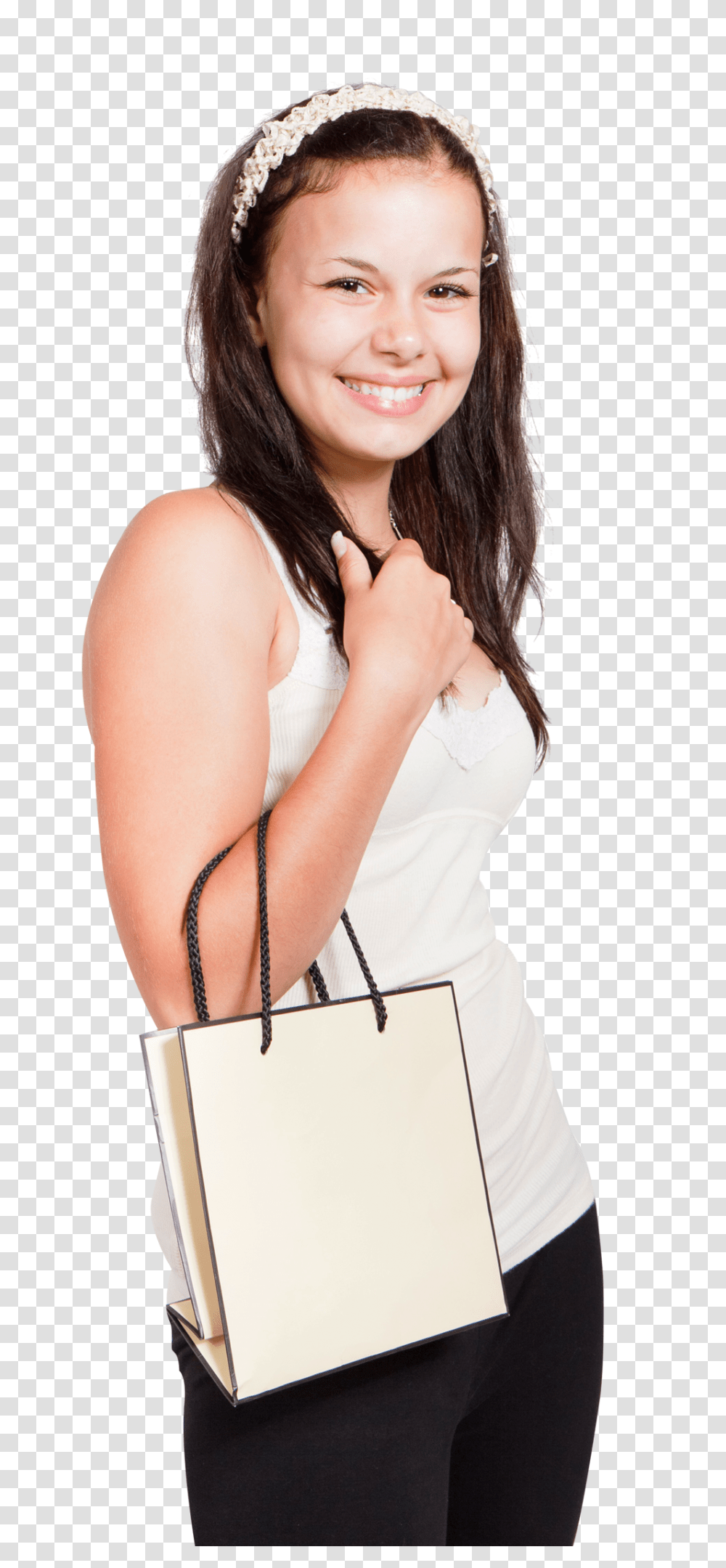 Girl Holding Shopping Bag Image, Person, Human, Accessories, Accessory Transparent Png