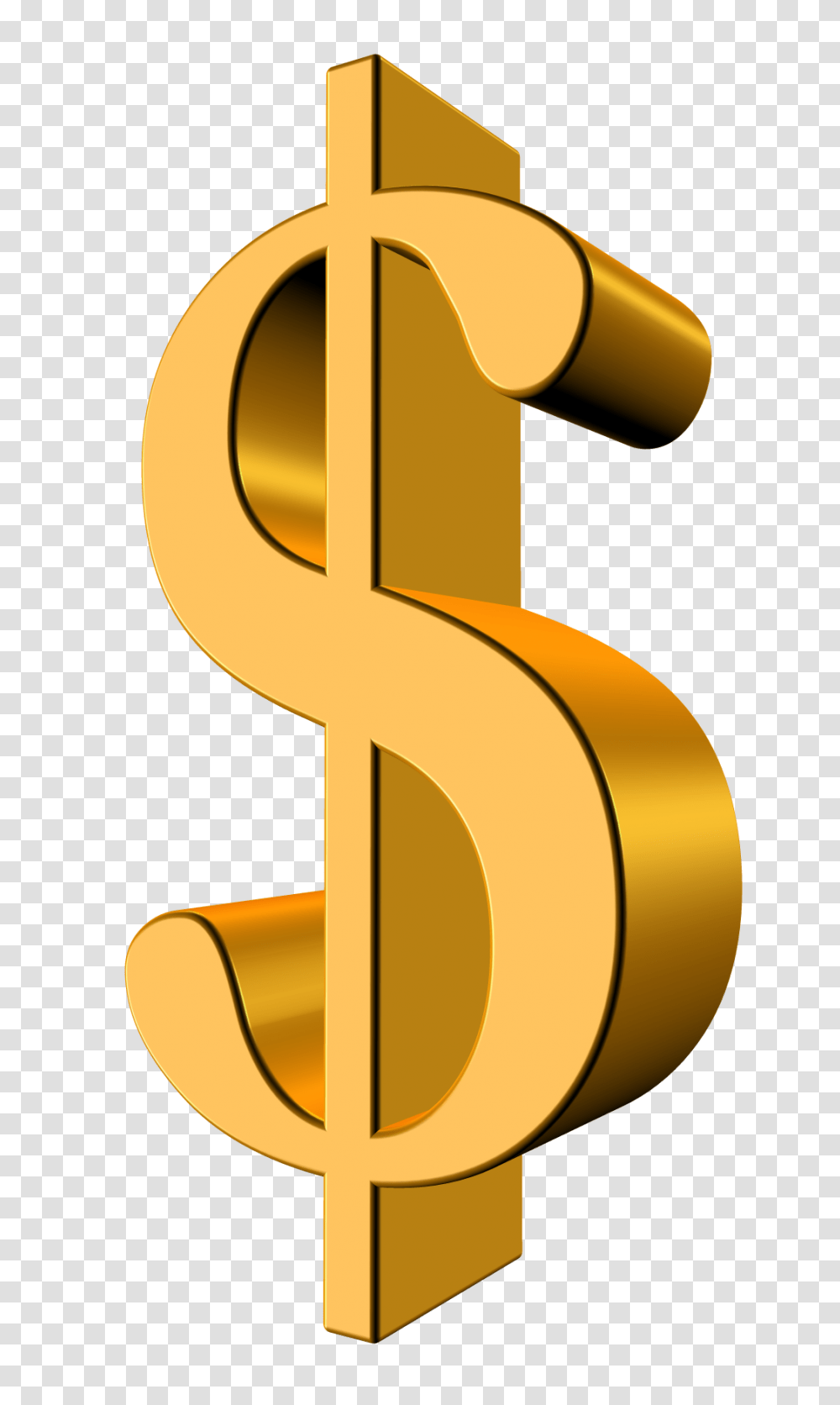 Gold Dollar Image, Cross, Alphabet Transparent Png