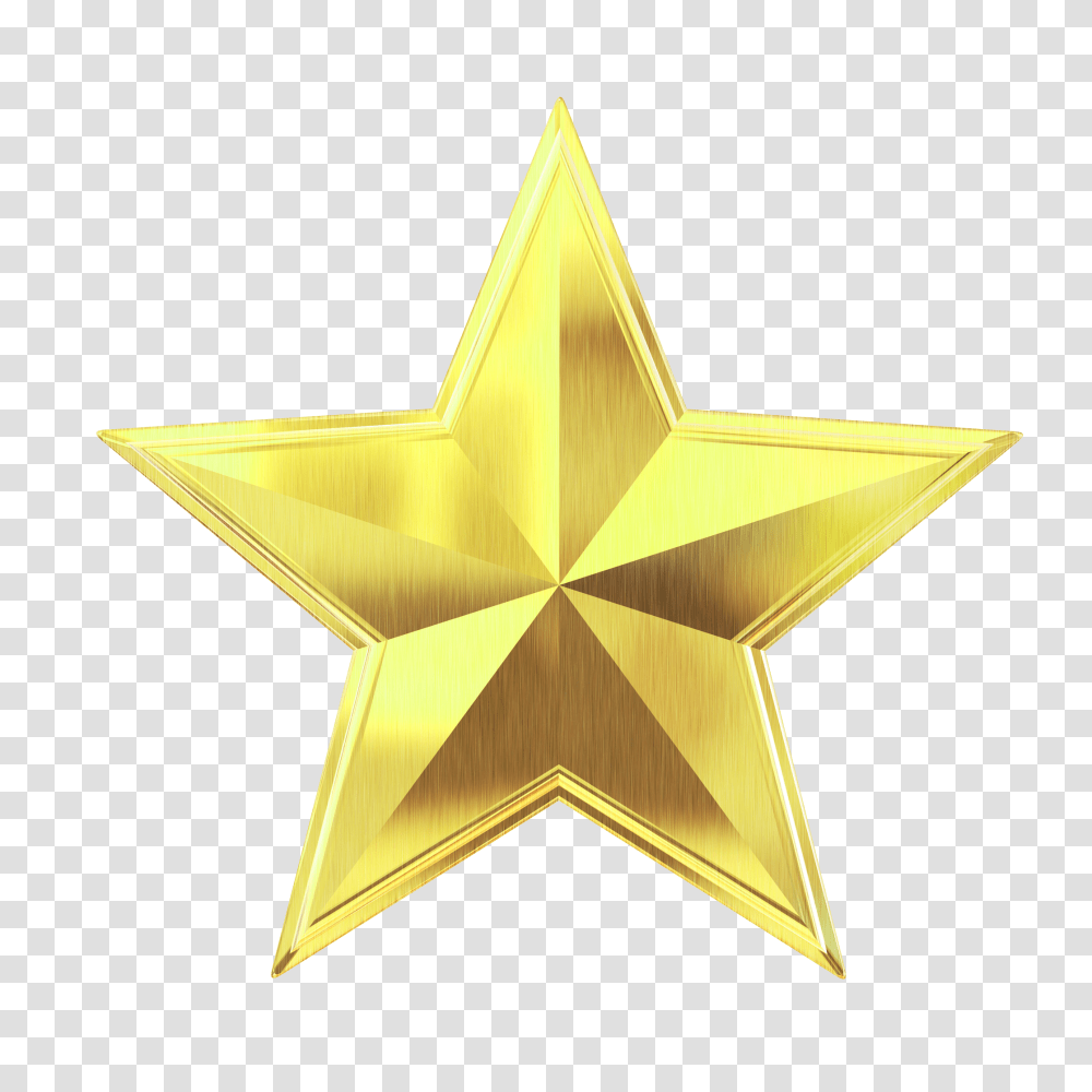 Gold Star Image, Star Symbol, Tent Transparent Png
