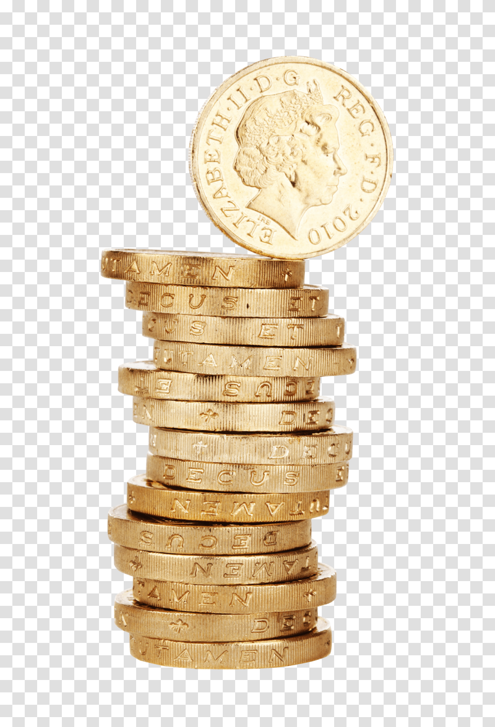 Golden Coins Stack Image, Money Transparent Png