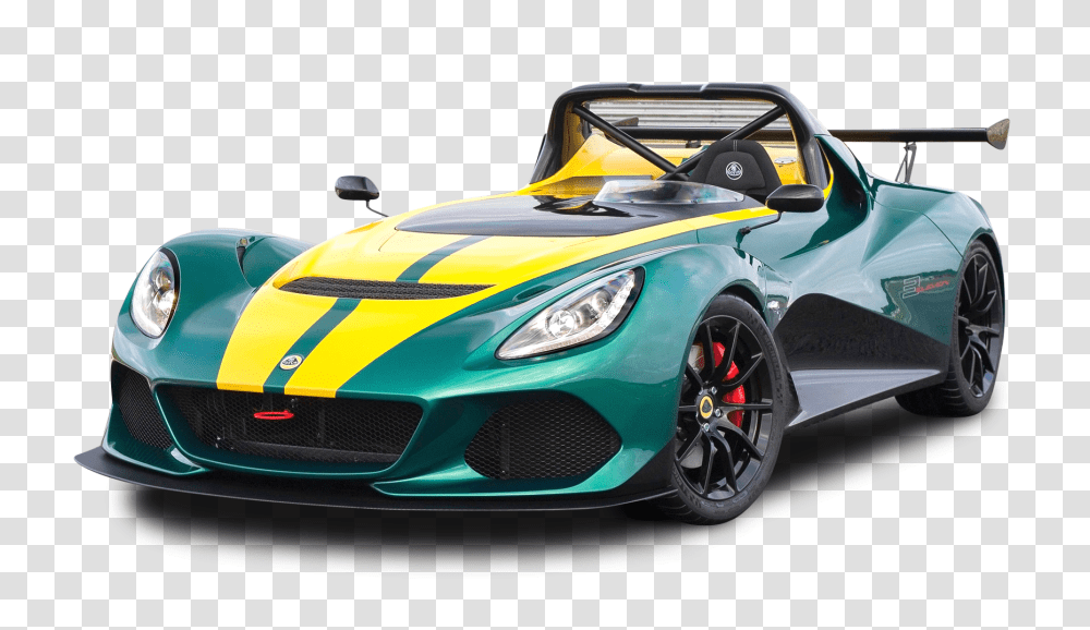 Green Lotus 3 Eleven Sports Car Image, Vehicle, Transportation, Automobile, Tire Transparent Png
