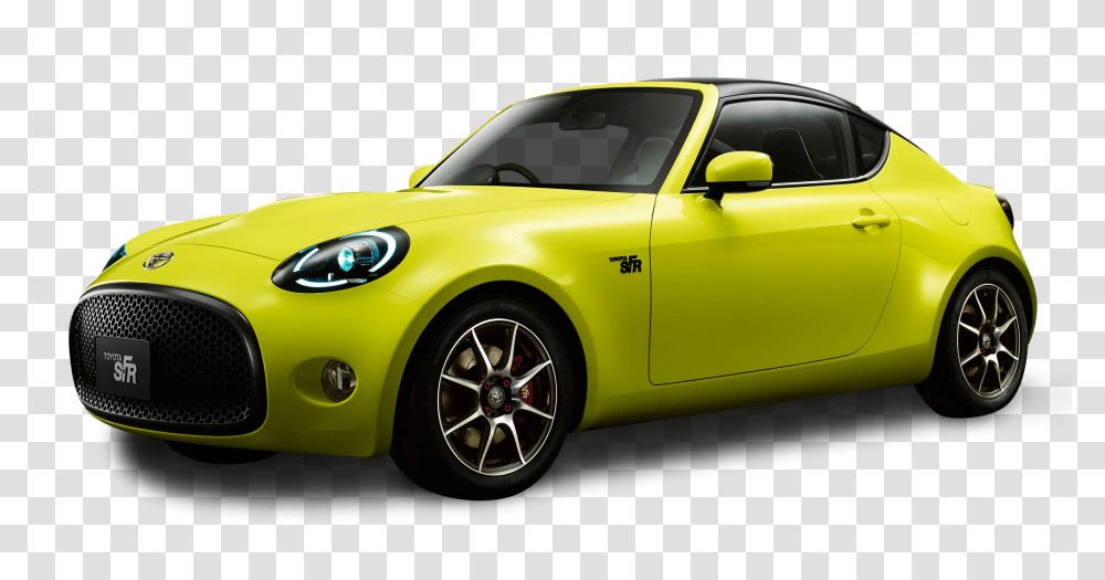 Green Toyota S FR Car Image, Wheel, Machine, Tire, Spoke Transparent Png