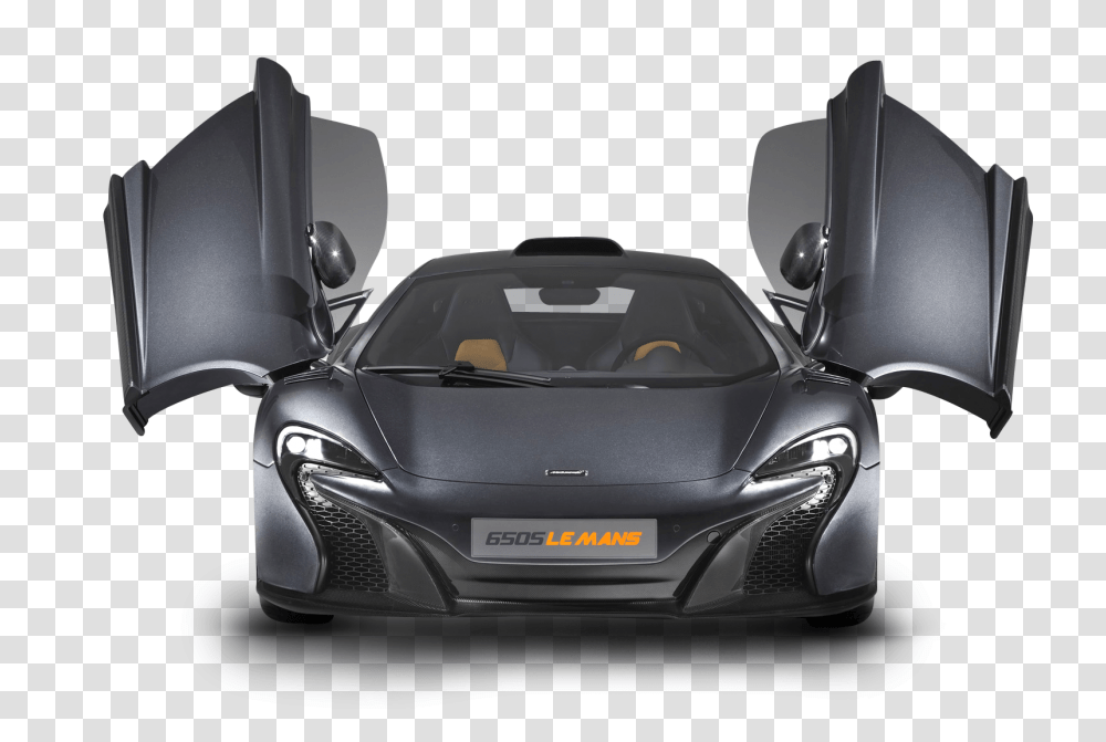 Grey McLaren 650S Door Open Car Image, Vehicle, Transportation, Tire, Sports Car Transparent Png